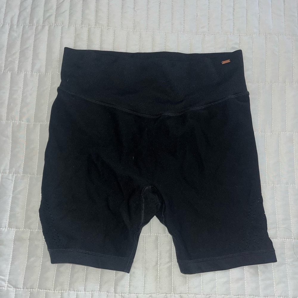 Black PINK Biker Shorts